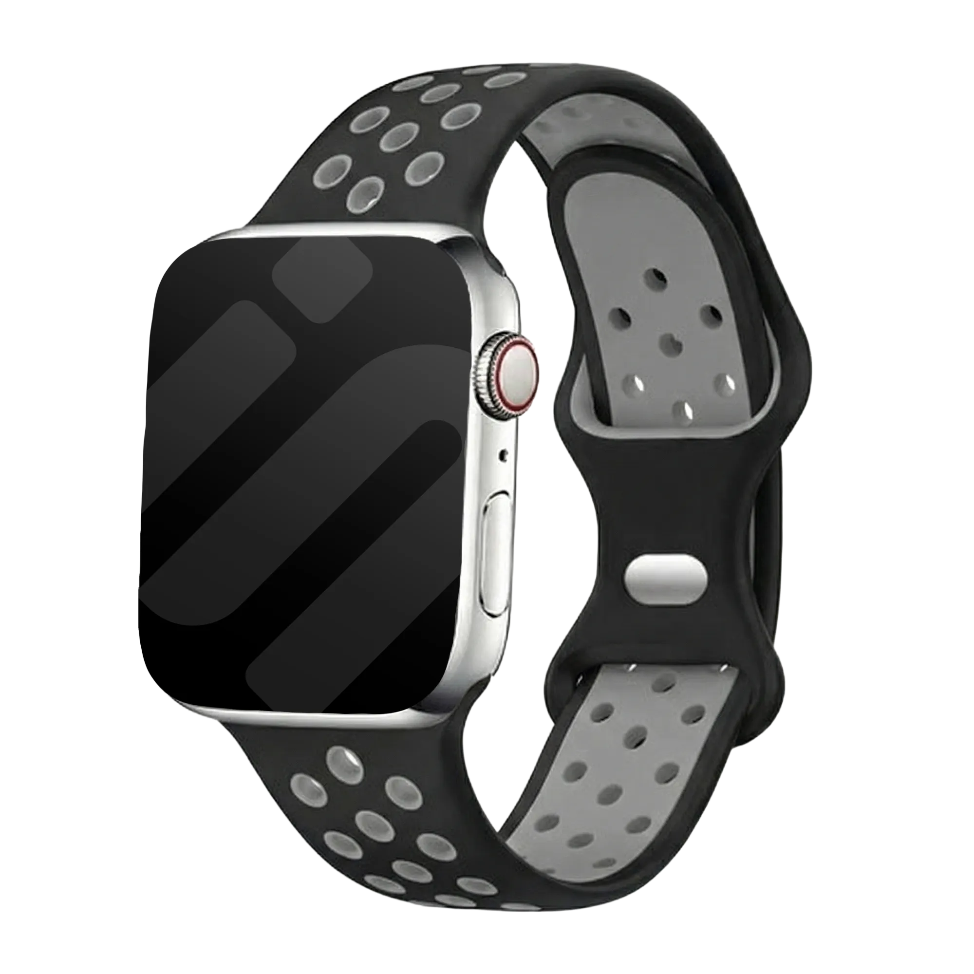 Apple Watch Sport Strap Classic (Black/Grey)