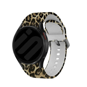 Print Silicone Strap, on a watch, 3/4 front view