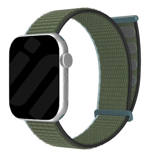 Apple Watch Nylon Loop Strap (Olive Green)
