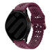 Amazfit GTS 4 Patterned Silicone Strap (Wine Red)
