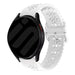 Samsung Galaxy Watch FE Silicone Strap Patterned (White)