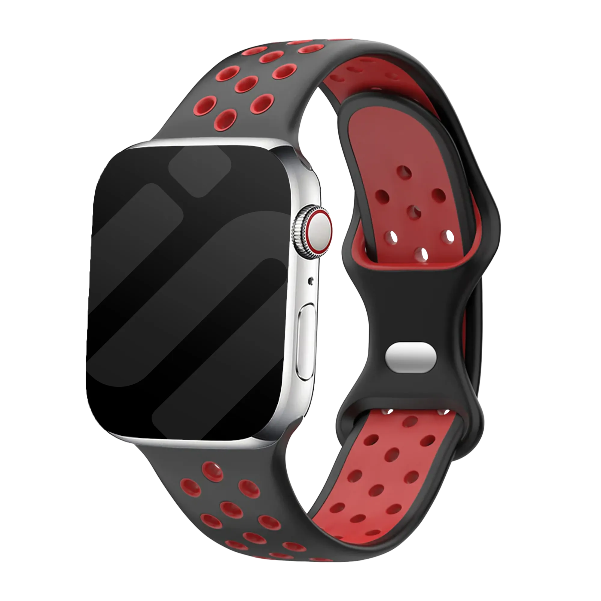 Apple Watch Sport Strap Classic (Black/Red)