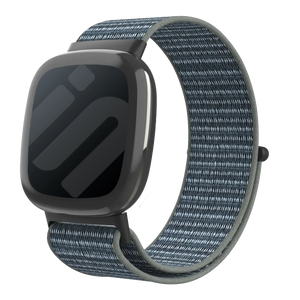 Fitbit Sense 2 Nylon Strap (Grey/Green)