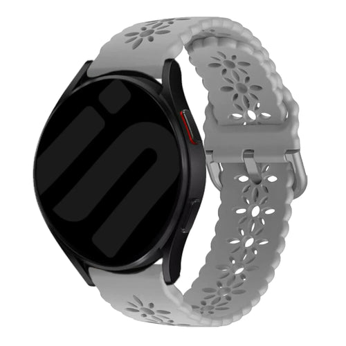 Coros Apex 2 Patterned Silicone Strap (Grey)