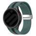 Samsung Galaxy Watch 6 - 40mm Silicone D-Buckle Strap (Green/Black)
