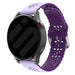Samsung Galaxy Watch 4 Classic 46mm Silicone Strap Patterned (Lilac/Purple)