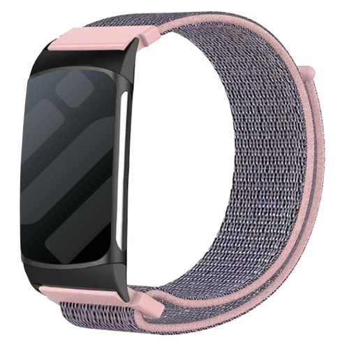 Fitbit Charge 6 Nylon Strap (Pink)