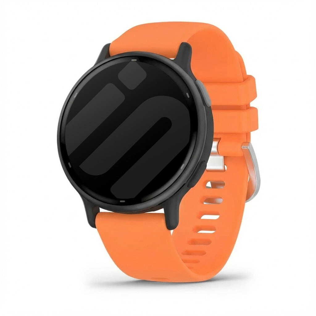Garmin Vivoactive 5 Classic Silicone Strap (Orange)