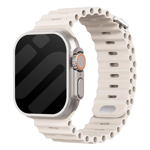 Apple Watch Ultra Ocean Strap with Snap Closure (Starlight)