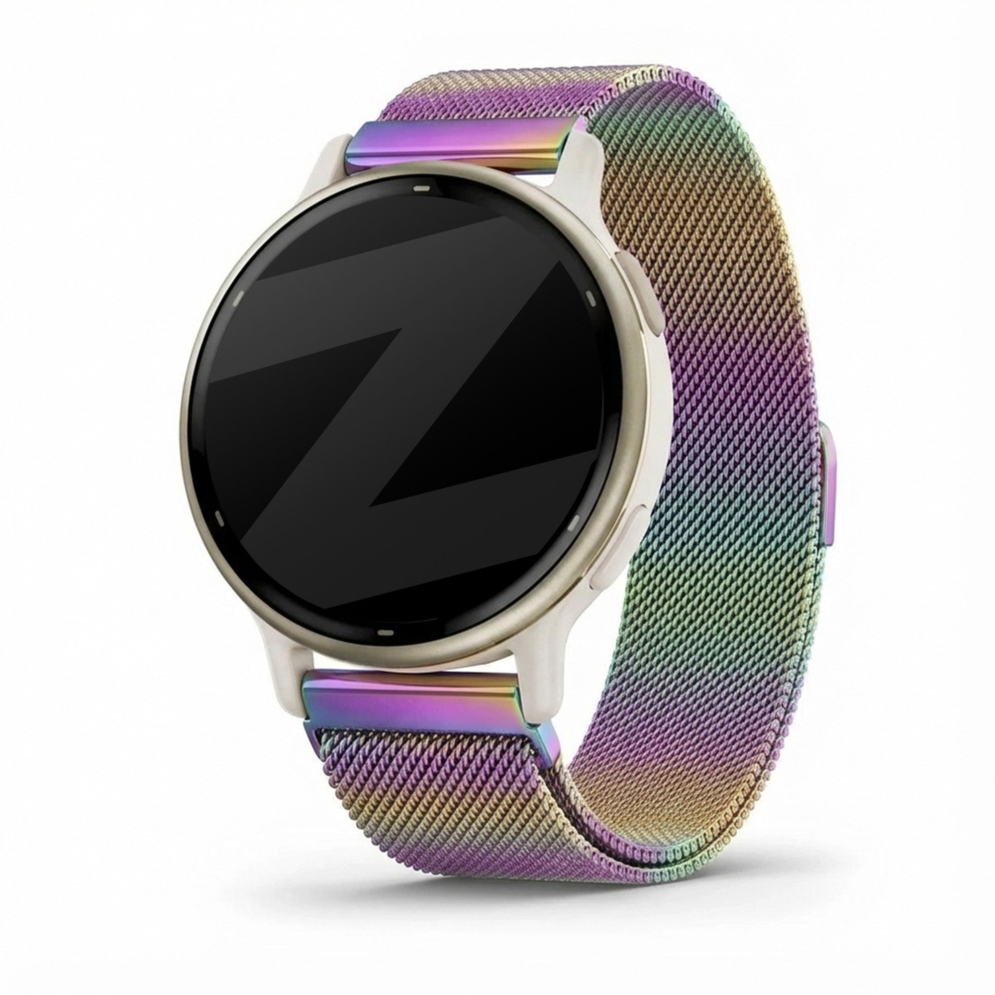 Bandz Garmin Vivoactive 5 Milanese Loop Strap (Rainbow)