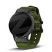 Bandz Garmin Vivoactive 5 Buckled Nylon Strap (Green)