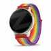 Bandz Garmin Vivoactive 5 Nylon Loop Strap (Rainbow)