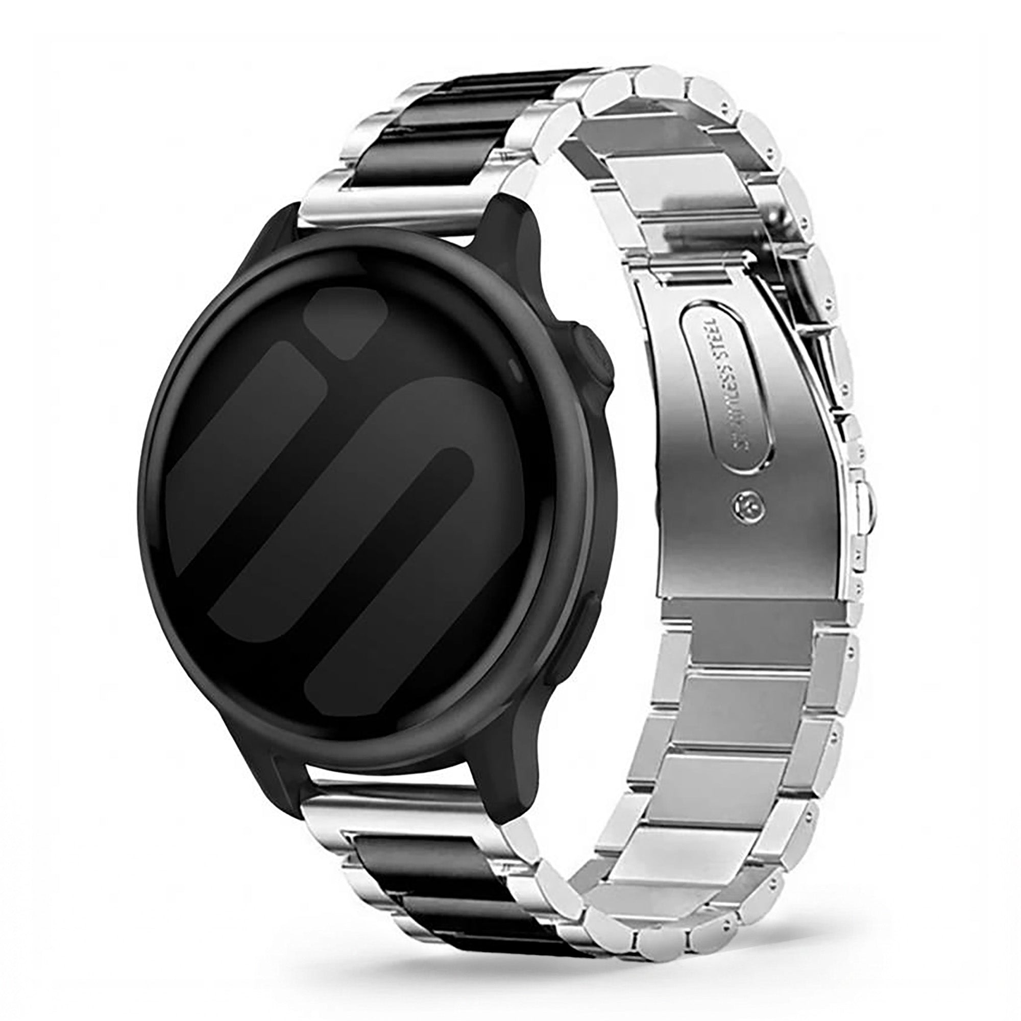 Garmin Vivoactive 6 Steel Strap (Silver/Black)