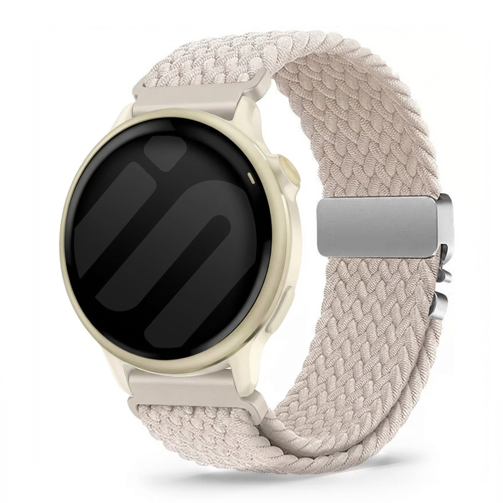 Garmin Vivoactive 6 Braided Strap with P-Buckle (Starlight)