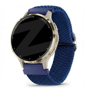 Bandz Garmin Venu 3s Adjustable Braided Strap (Blue)