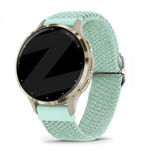 Bandz Garmin Venu 3s Adjustable Braided Strap (Turquoise)