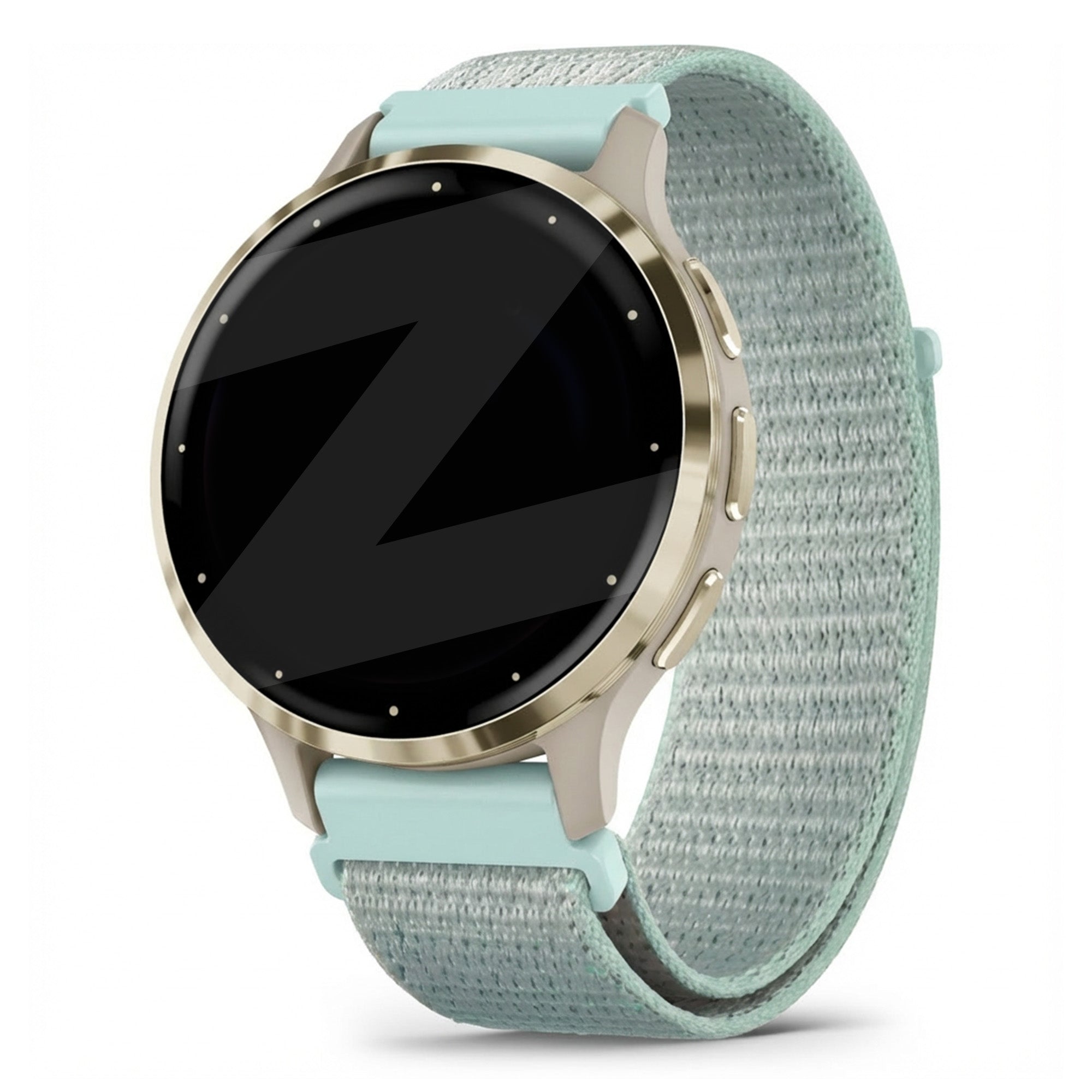 Bandz Garmin Venu 3s Nylon Loop Strap (Light Cyan)