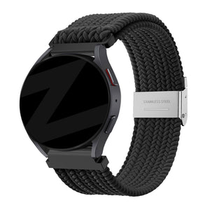 Bandz Garmin Vivomove Sport Woven Nylon Strap (Black)