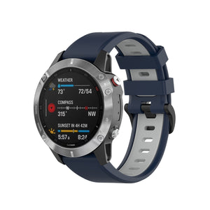 Garmin Descent MK2(i) Sport Strap with Buckle (Blue/Grey)