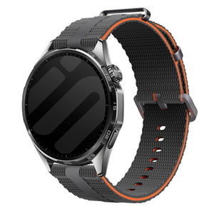 Withings Steel HR Sport Silicone Active Strap (Dark Grey/Orange)