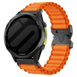 Garmin Forerunner 945 Outdoor Nylon Strap (Orange)