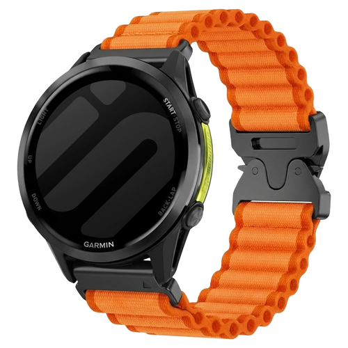 Garmin Forerunner 945 Outdoor Nylon Strap (Orange)