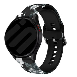 Grey Flower Amazfit Active Strap