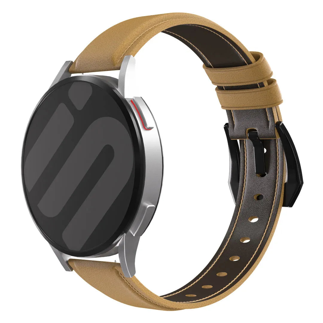 Coros Pace 3 Leather Strap (Beige)