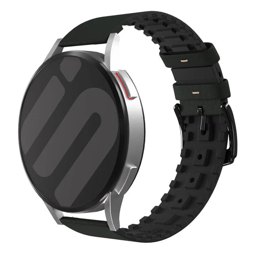 Coros Apex 42mm Leather / Silicone Strap (Green)