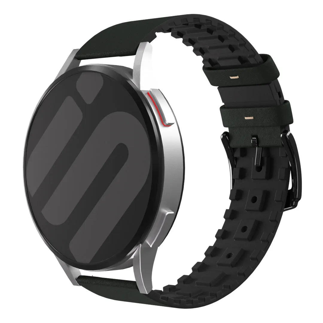 Coros Apex 42mm Leather / Silicone Strap (Green)