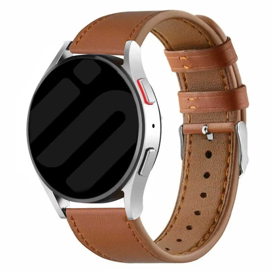 Oppo Watch X Modern Leather Strap (Brown)