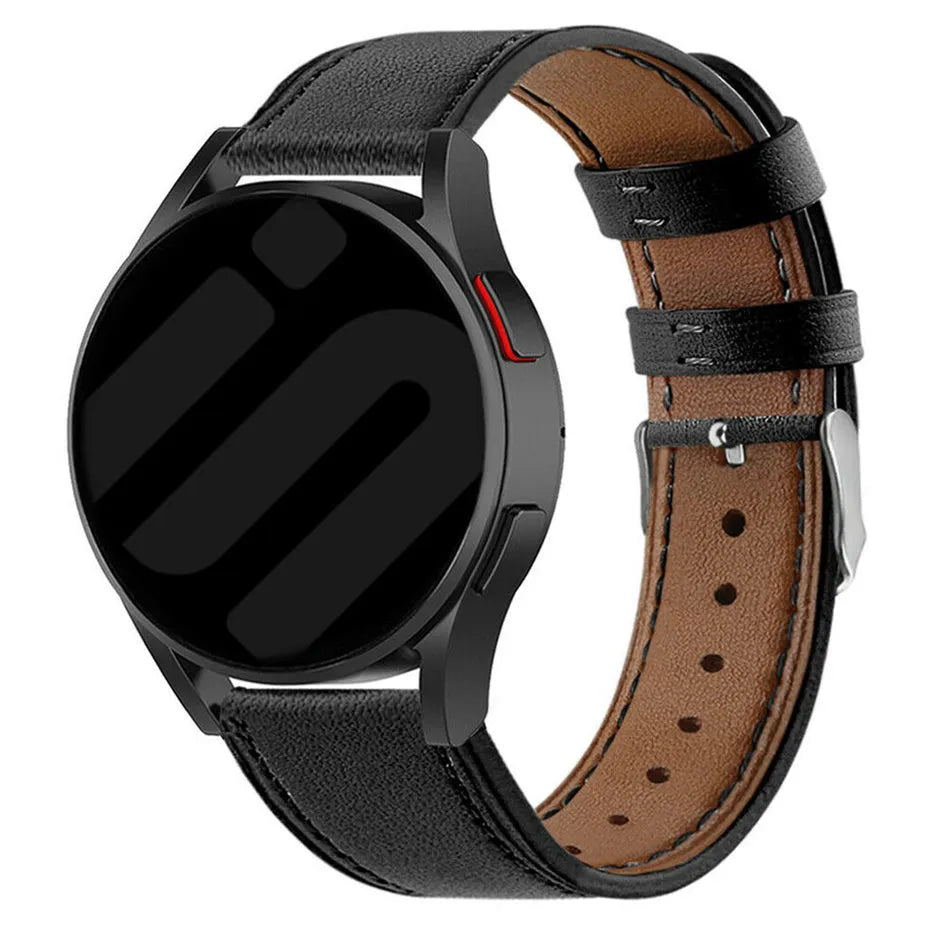 Coros Pace 3 Modern Leather Strap (Black)