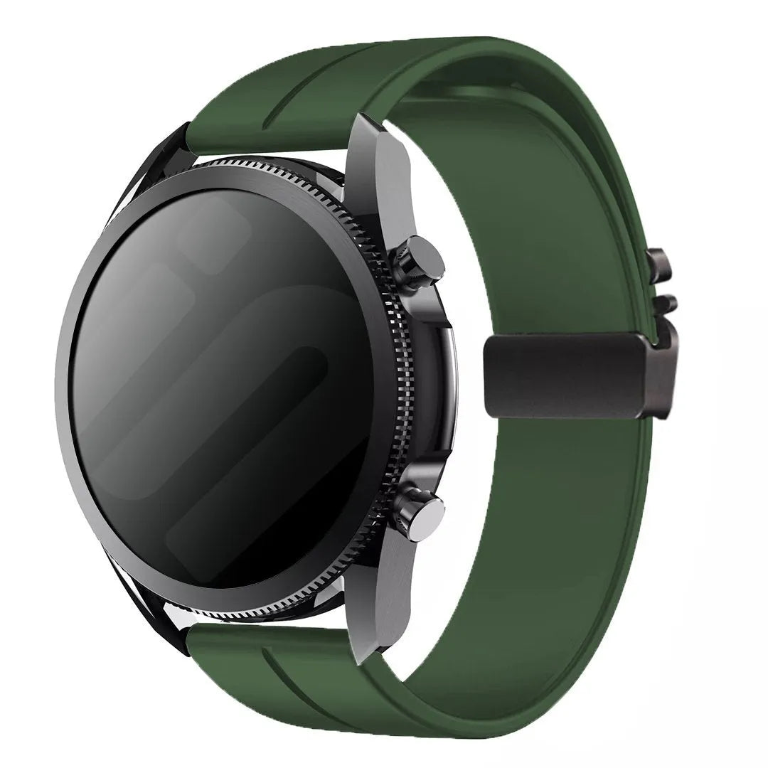 Polar Vantage V3 Silicone Strap with P-Buckle (Green)