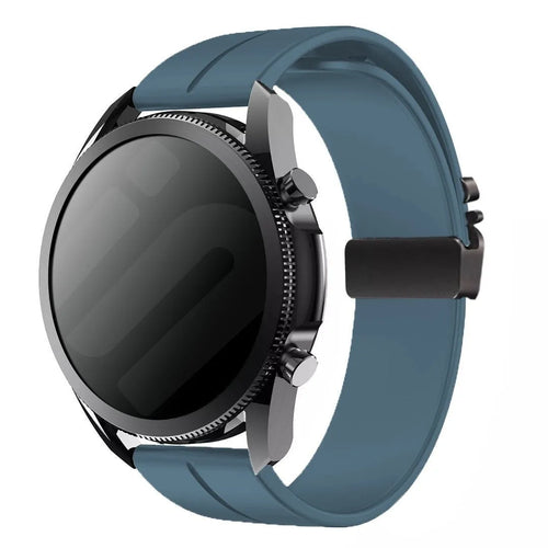 Oppo Watch X2 Silicone Strap with P-Buckle (Grey Blue)