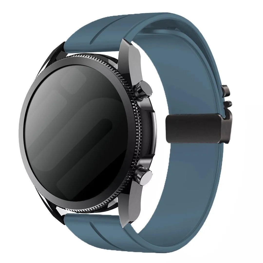 Oppo Watch X2 Silicone Strap with P-Buckle (Grey Blue)