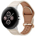 Google Pixel Watch 4 - 41mm Leather Buckle Strap (Beige)