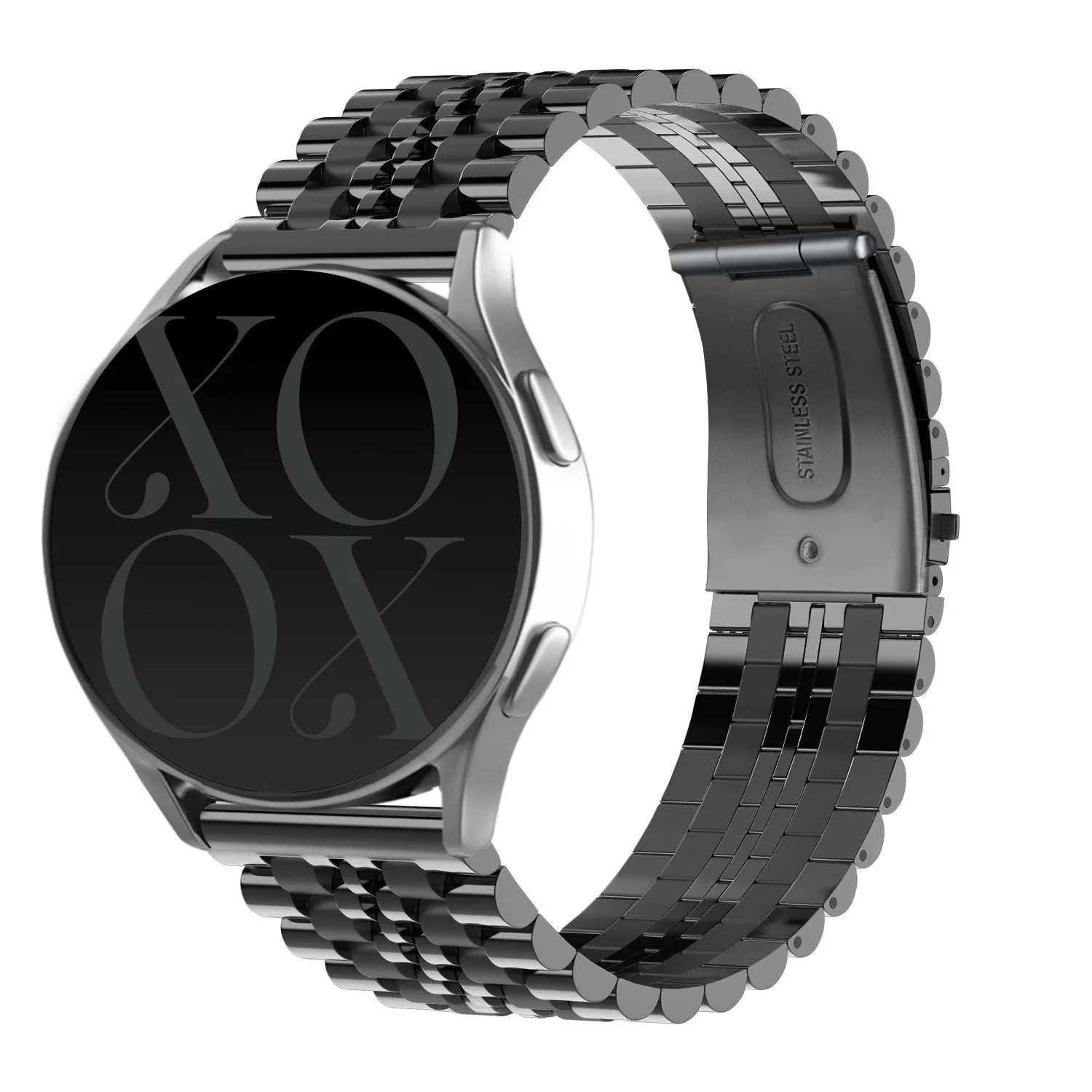 xoxo Wildhearts Amazfit GTS 3 Steel Strap (Black)