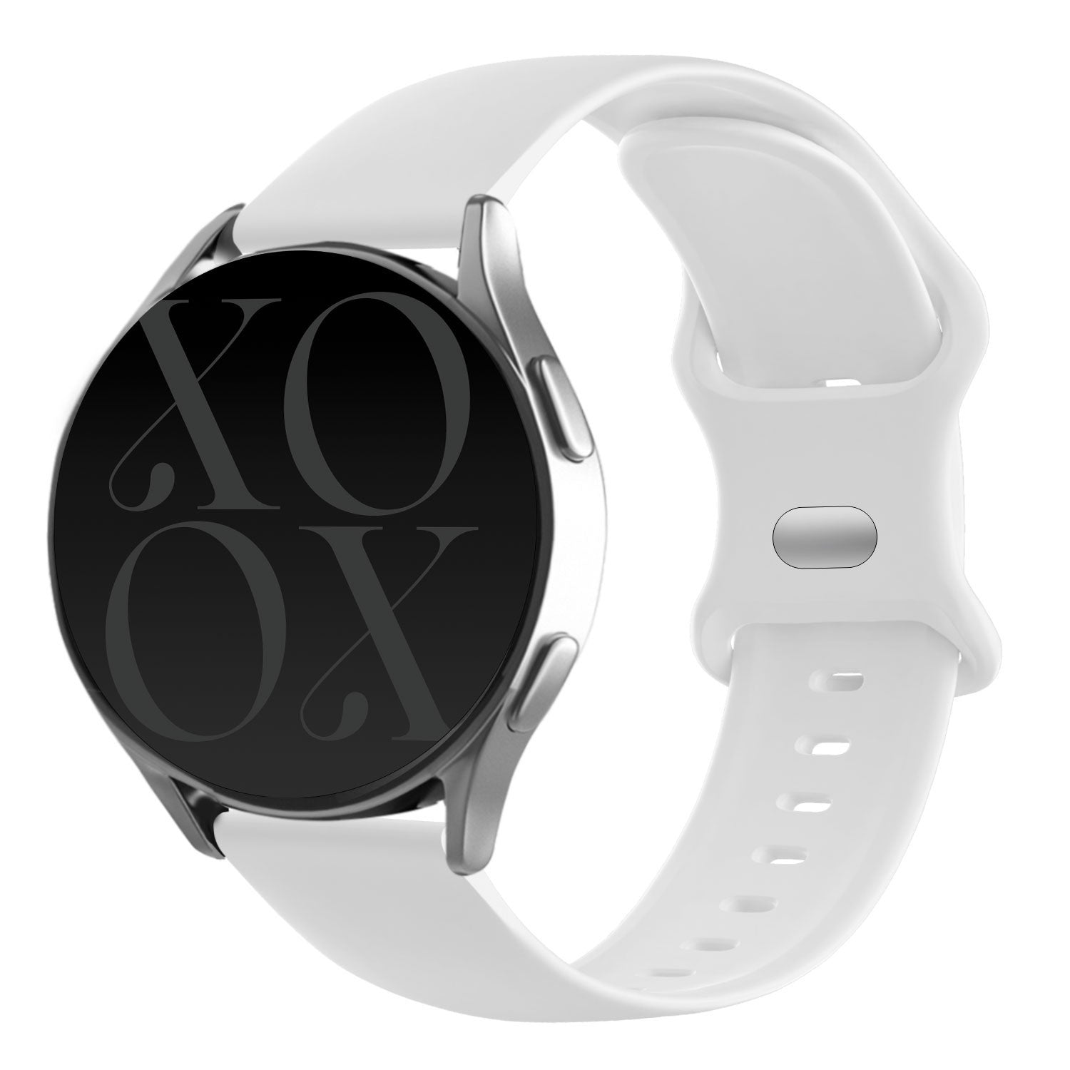 xoxo Wildhearts Samsung Galaxy Watch 42mm Silicone Strap (White)