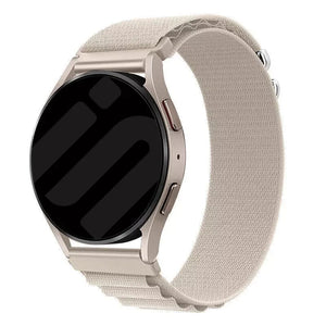 Alpine Nylon Strap, on a watch, 3/4 front view