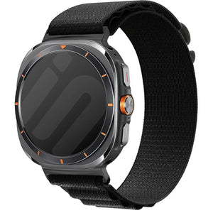 Alpine Nylon Strap, on a watch, 3/4 front view