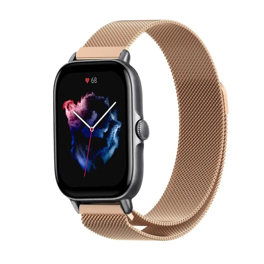 amazfit-gts-3-milanees-bandje-rose-goud