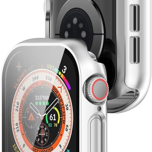 Apple Watch 10 Hard Case with Glass (Silver)