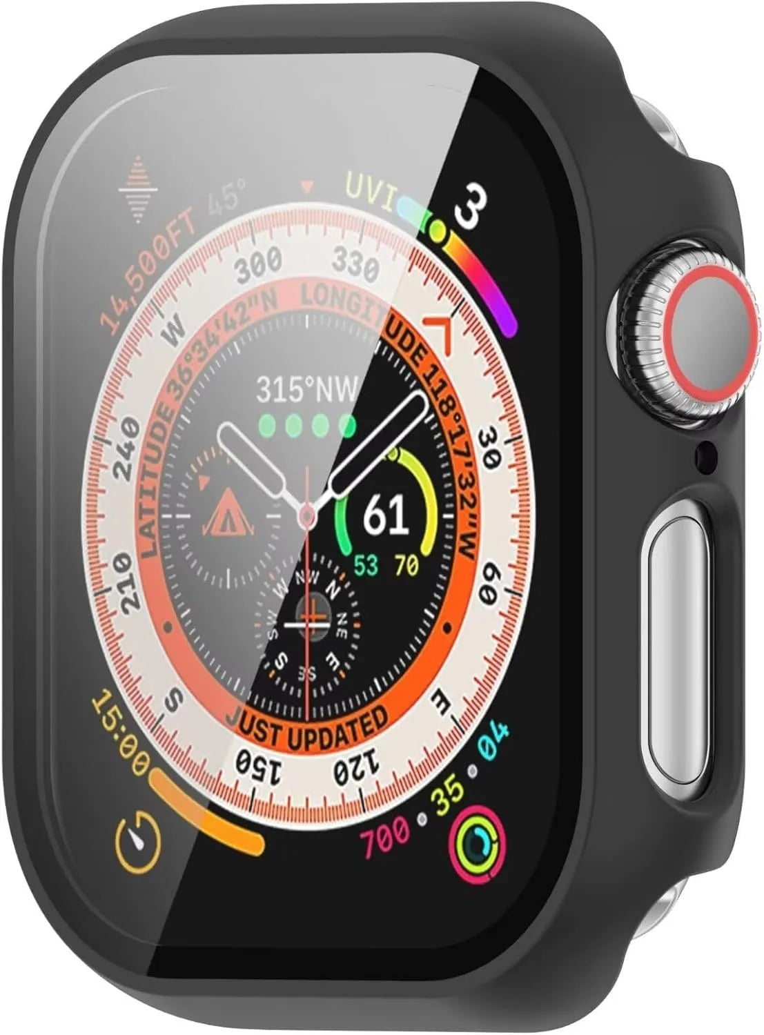 Apple Watch Hardcase with Glass (Black)