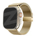 Bandz Apple Watch Milanese Loop Strap with P-Buckle (Gold)