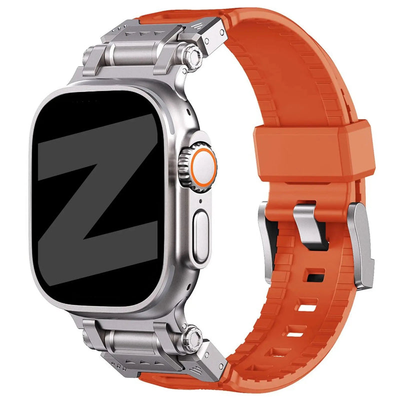 apple watch tpu armour band orange