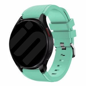 Coros Pace 2 Twill Silicone Strap (Aqua)