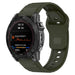 Garmin Fenix 8 - 47mm Outdoor Silicone Strap (Army Green)