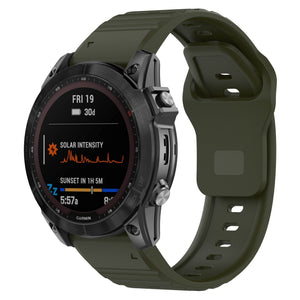 Garmin D2 Mach 2 - 51mm Outdoor Silicone Strap (Army Green)