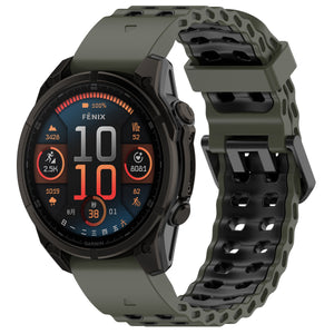 Garmin Epix Gen 2 Wave Sport Strap (Green/Black)