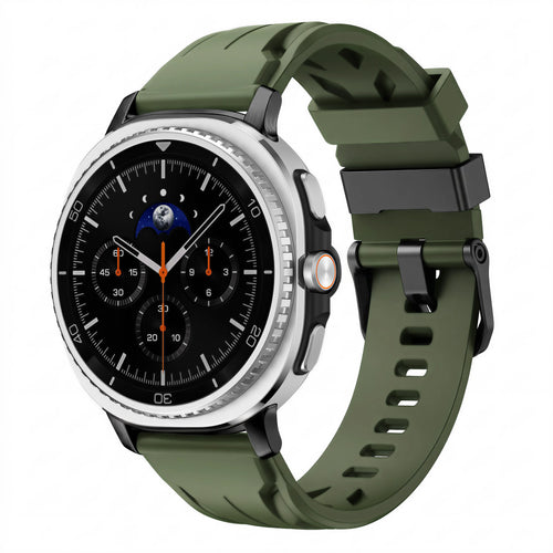 Samsung Galaxy Watch 9 - 40mm Race Silicone Strap (Army Green)